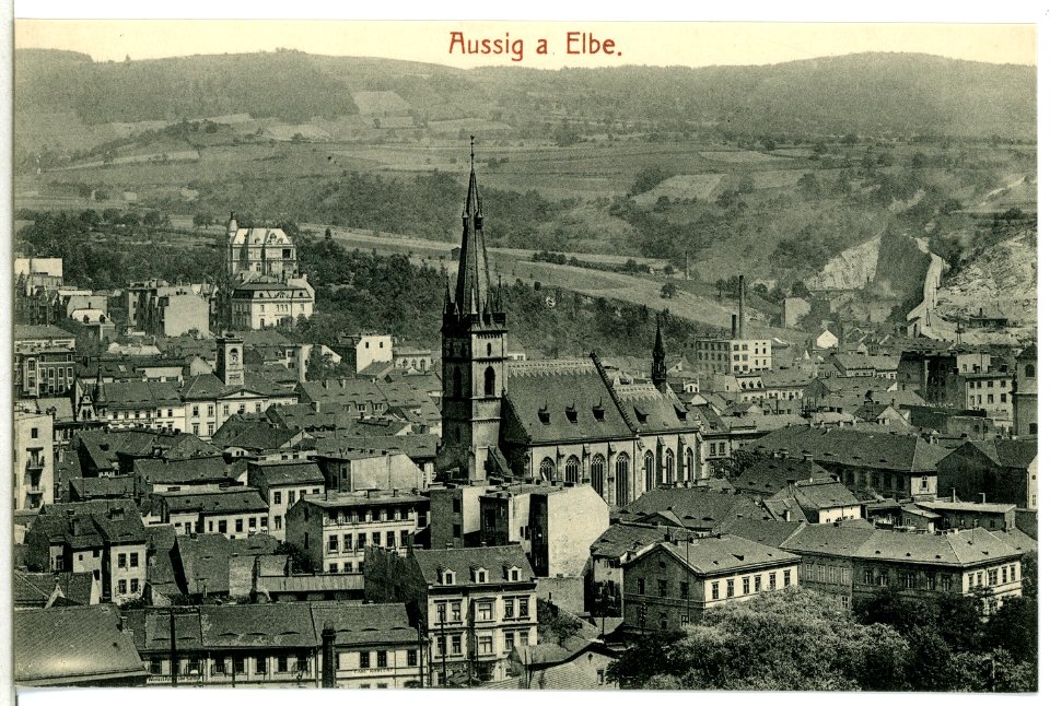 12349-Aussig-1910-Blick auf Aussig-Brück & Sohn Kunstverlag