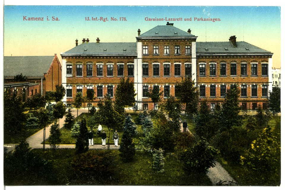 12651-Kamenz-1911-13. Infanterie-Regiment Nr. 178 - Garnison-Lazarett-Brück & Sohn Kunstverlag