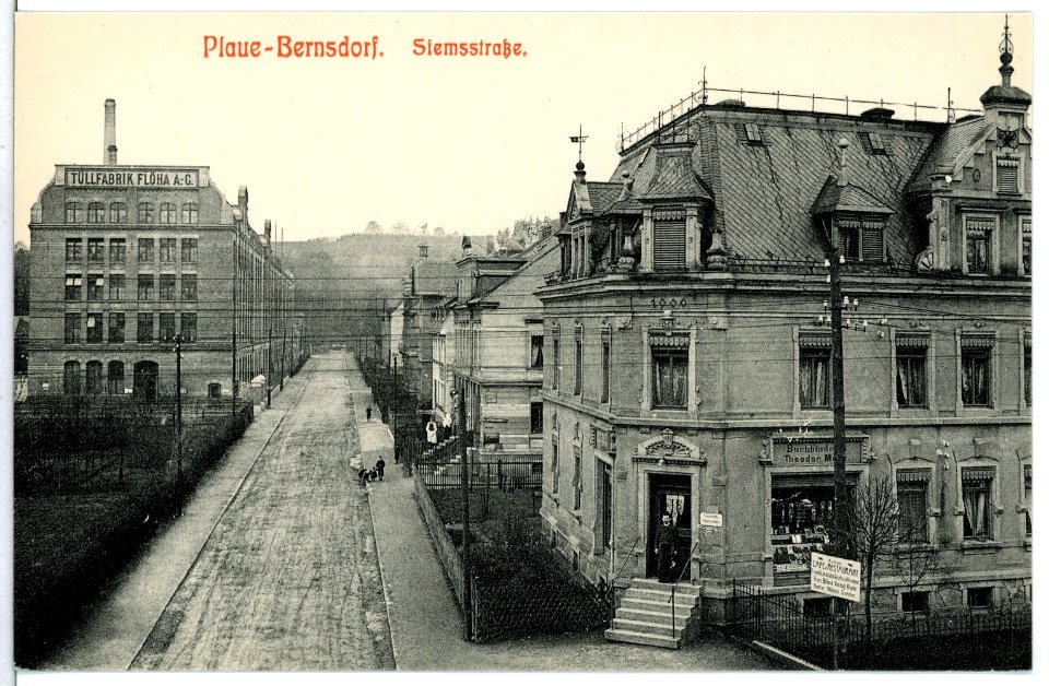 12091-Plaue-Bernsdorf-1910-Siemsstraße-Brück & Sohn Kunstverlag