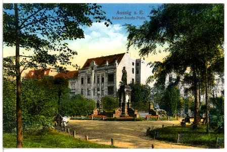 12635-Aussig-1911-Kaiser-Josefs-Platz-Brück & Sohn Kunstverlag