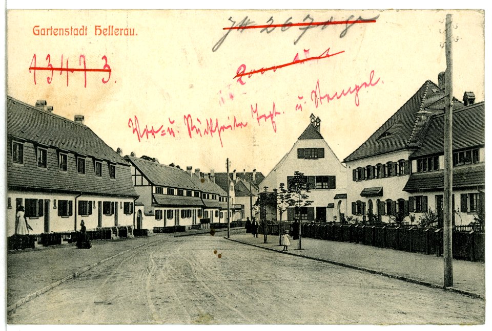 12407-Hellerau-1911-Blick auf Hellerau-Brück & Sohn Kunstverlag