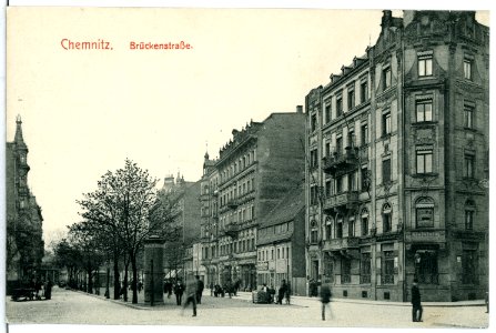 12151-Chemnitz-1910-Brückenstraße-Brück & Sohn Kunstverlag
