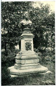 11777-Pirkenhammer-1910-Theodor Körner Denkmal im Schützenmühlpark-Brück & Sohn Kunstverlag