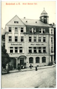 12410-Bodenbach-1911-Hotel Wettiner Hof-Brück & Sohn Kunstverlag