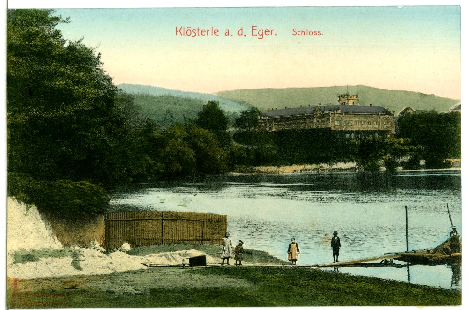 09941-Klösterle-1908-Schloß an der Eger-Brück & Sohn Kunstverlag