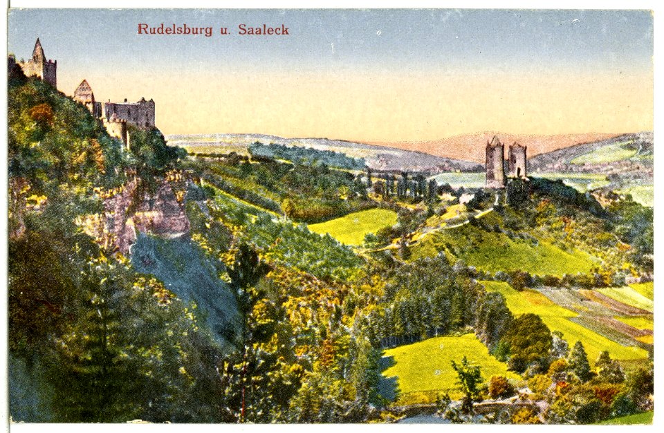 12718-Kösen-1911-Rudelsburg und Saaleck-Brück & Sohn Kunstverlag