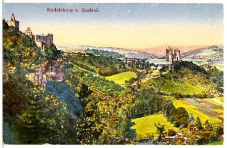 12718-Kösen-1911-Rudelsburg und Saaleck-Brück & Sohn Kunstverlag