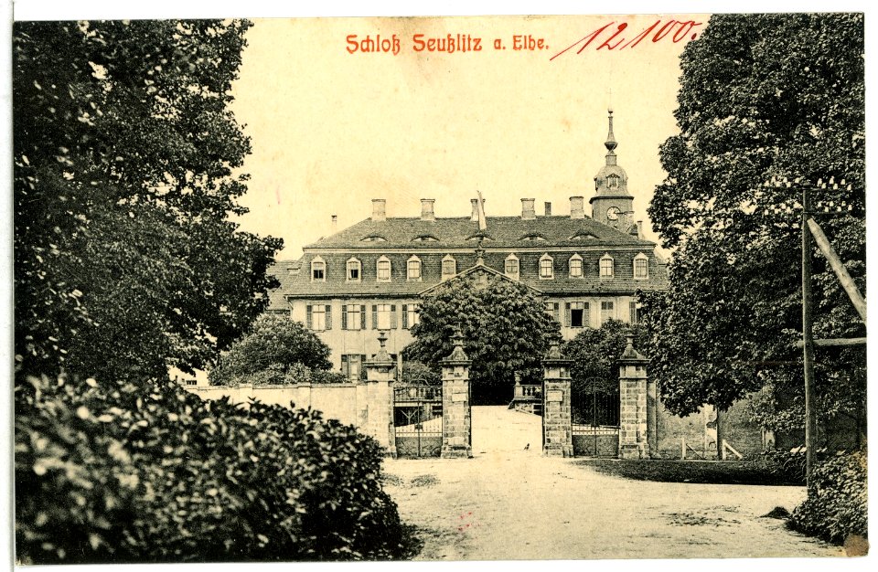 12100-Seußlitz-1910-Schloß-Brück & Sohn Kunstverlag