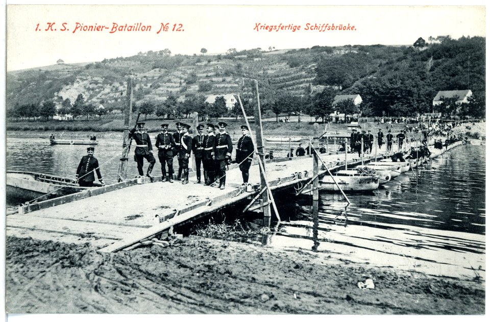 12364--1910-Pionier-Bataillon Nr. 12-Brück & Sohn Kunstverlag