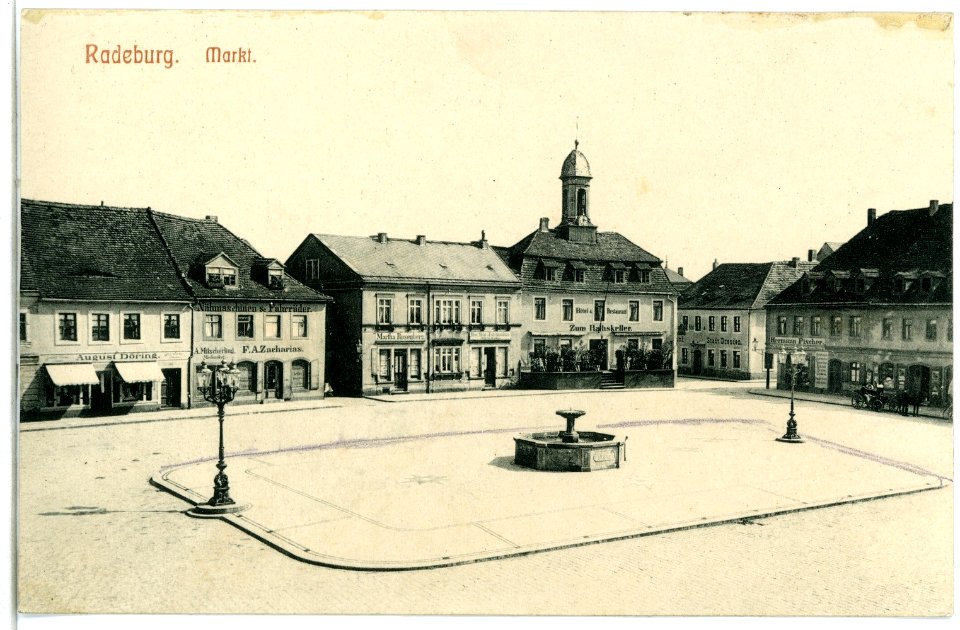 09894-Radeburg-1908-Markt-Brück & Sohn Kunstverlag