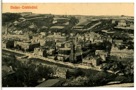 12164-Meißen-1910-Blick auf das Triebischtal-Brück & Sohn Kunstverlag
