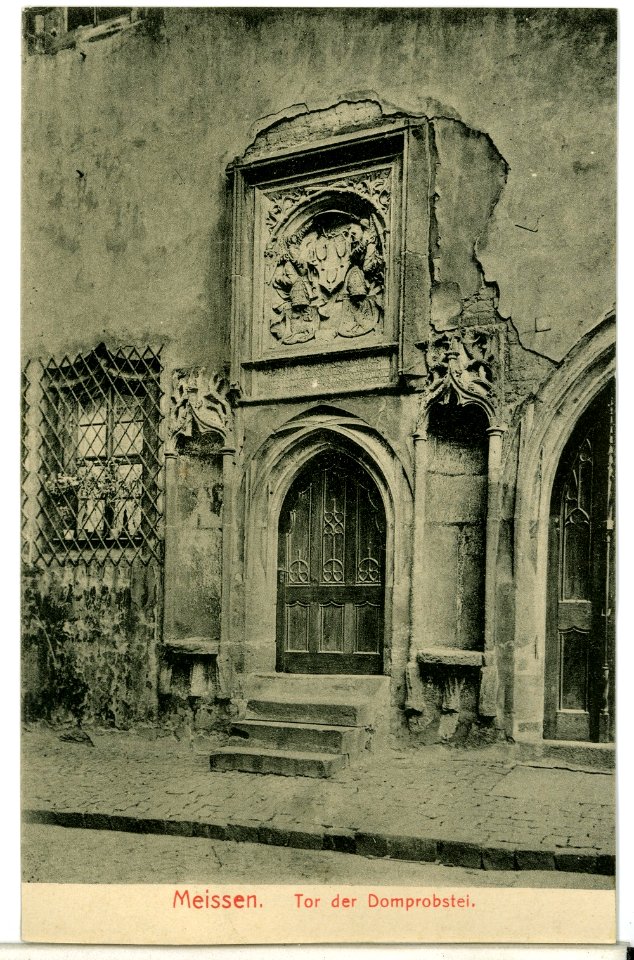 10007-Meißen-1908-Tor der Domprobstei-Brück & Sohn Kunstverlag