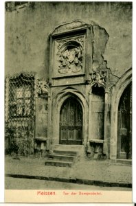 10007-Meißen-1908-Tor der Domprobstei-Brück & Sohn Kunstverlag