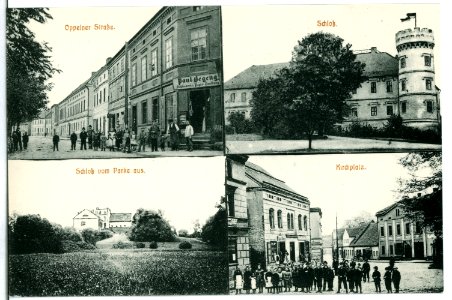 09920-Friedland-1908-verschiedene Stadtansichten-Brück & Sohn Kunstverlag