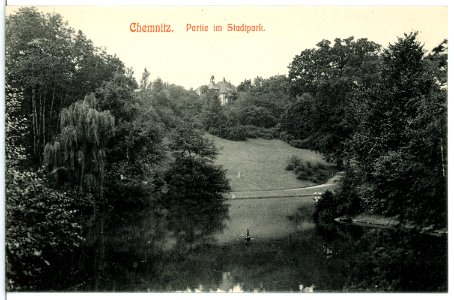 12472-Chemnitz-1911-im Stadtpark-Brück & Sohn Kunstverlag