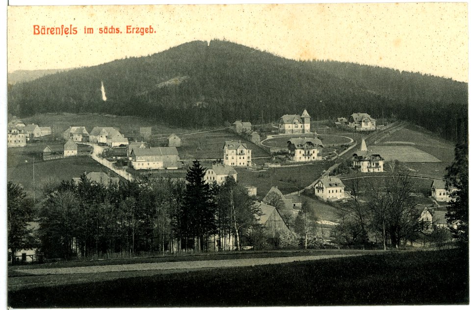 10019-Bärenfels-1908-Blick auf Bärenfels-Brück & Sohn Kunstverlag