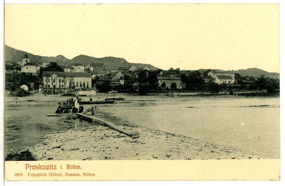 09951-Praskowitz-1908-Blick auf Praskowitz-Brück & Sohn Kunstverlag