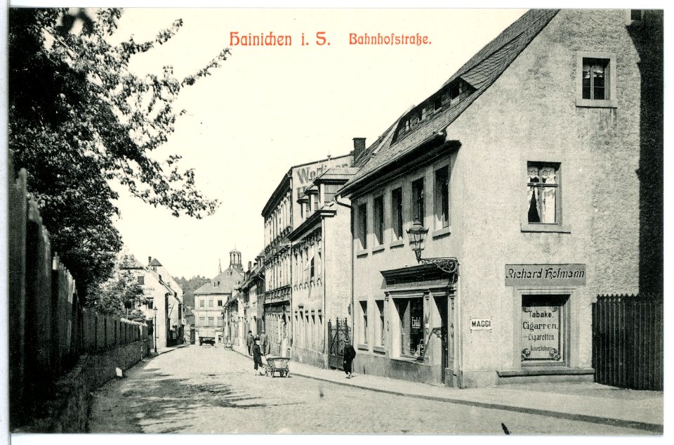 12440-Hainichen-1911-Bahnhofstraße-Brück & Sohn Kunstverlag