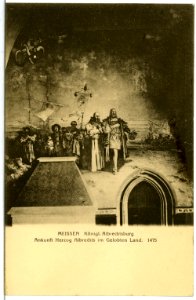 11782-Meißen-1910-Albrechtsburg - Albrechts Ankunft im Gelobten Land-Brück & Sohn Kunstverlag