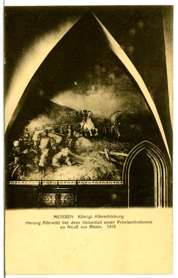 11781-Meißen-1910-Albrechtsburg Herzog Albrecht beim Überfall-Brück & Sohn Kunstverlag