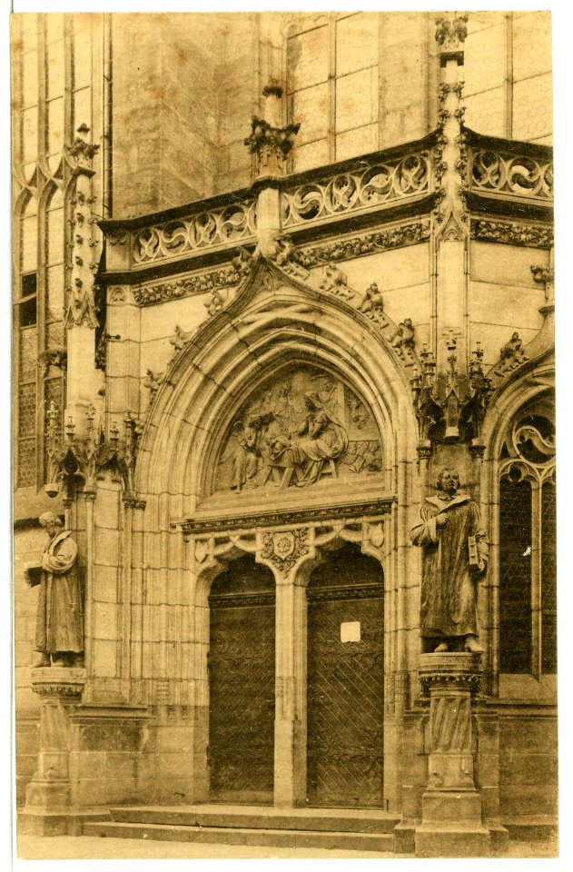 12600-Pirna-1911-Portal an der Stadtkirche-Brück & Sohn Kunstverlag