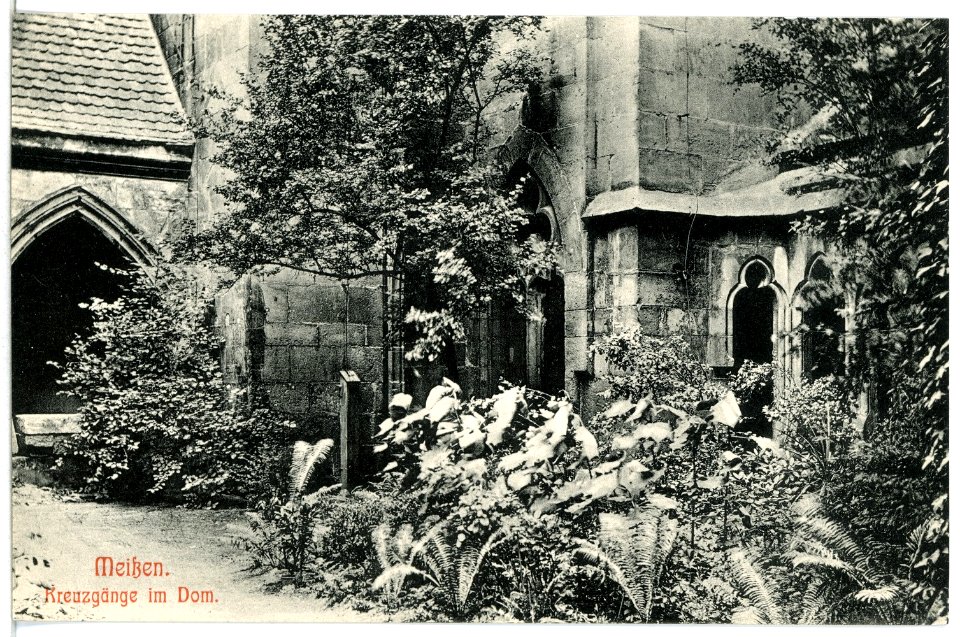 12456-Meißen-1911-Kreuzgänge im Dom-Brück & Sohn Kunstverlag