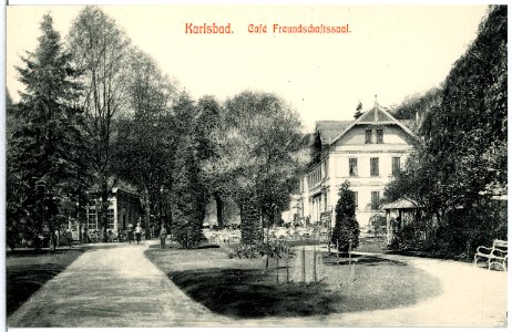 12249-Karlsbad-1910-Cafe Freundschaftssaal-Brück & Sohn Kunstverlag