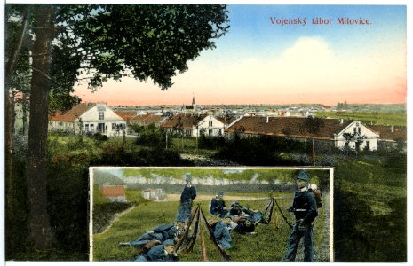 11819-Milowitz-1910-Militärlager-Brück & Sohn Kunstverlag