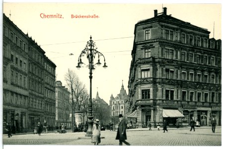 12155-Chemnitz-1910-Brückenstraße-Brück & Sohn Kunstverlag