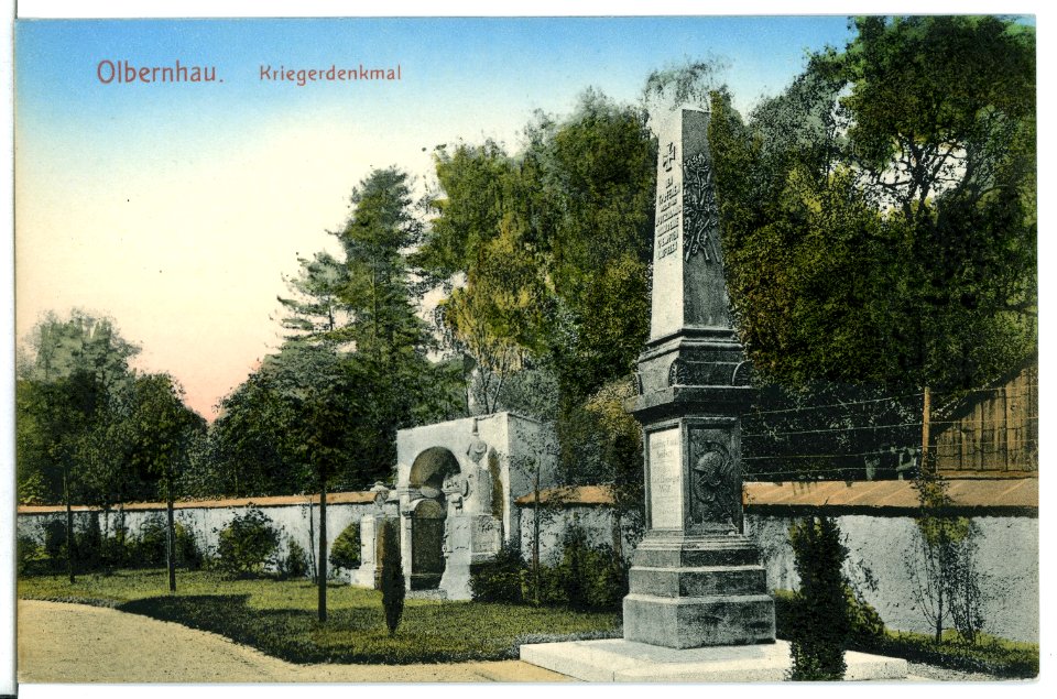 11844-Olbernhau-1910-Kriegerdenkmal-Brück & Sohn Kunstverlag
