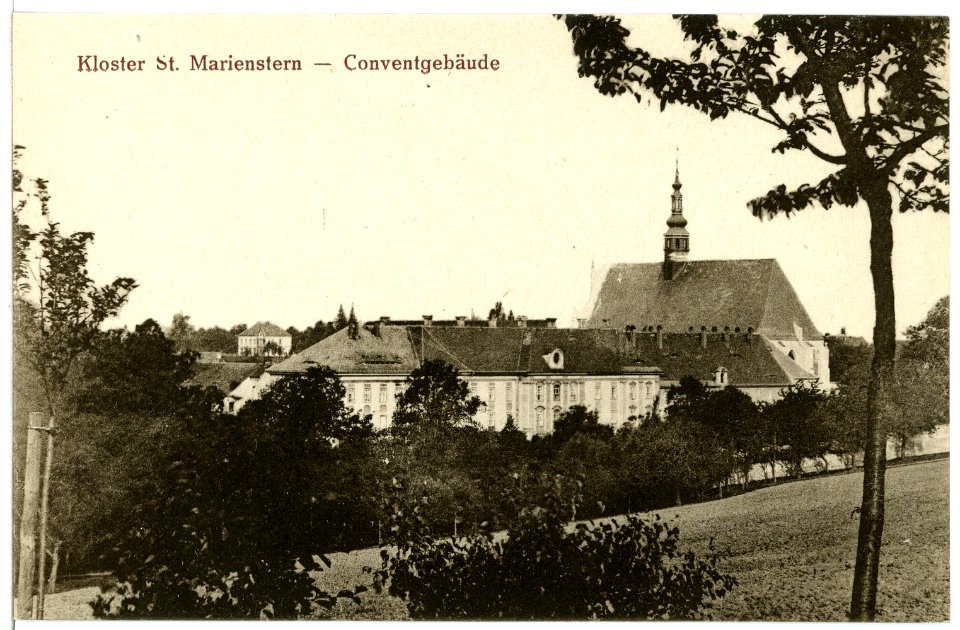 11863-Panschwitz-Kuckau-1910-Kloster St. Marienstern mit Convent-Gebäude-Brück & Sohn Kunstverlag