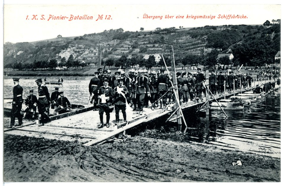 12369--1910-Pionier-Bataillon Nr. 12-Brück & Sohn Kunstverlag
