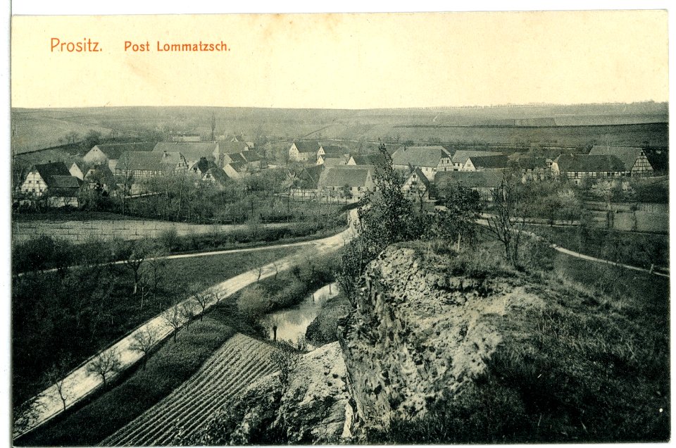 10028-Prositz-1908-Blick auf Prositz-Brück & Sohn Kunstverlag