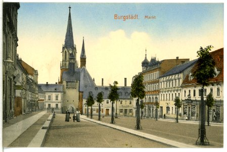 12285-Burgstädt-1910-Markt-Brück & Sohn Kunstverlag