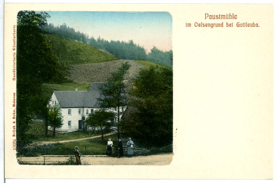 10034-Gottleuba-1908-Paustmühle im Oelsengrund-Brück & Sohn Kunstverlag