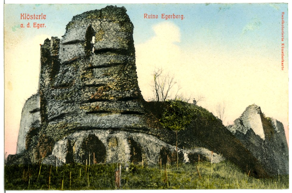 11771-Klösterle-1910-Ruine Egerberg-Brück & Sohn Kunstverlag