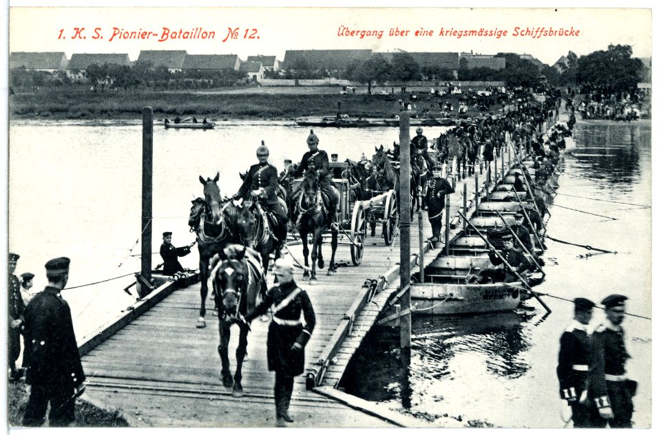 12366--1910-Pionier-Bataillon Nr. 12-Brück & Sohn Kunstverlag