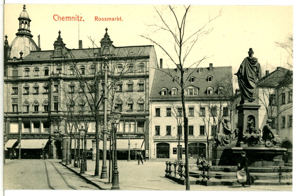 12154-Chemnitz-1910-Roßmarkt-Brück & Sohn Kunstverlag