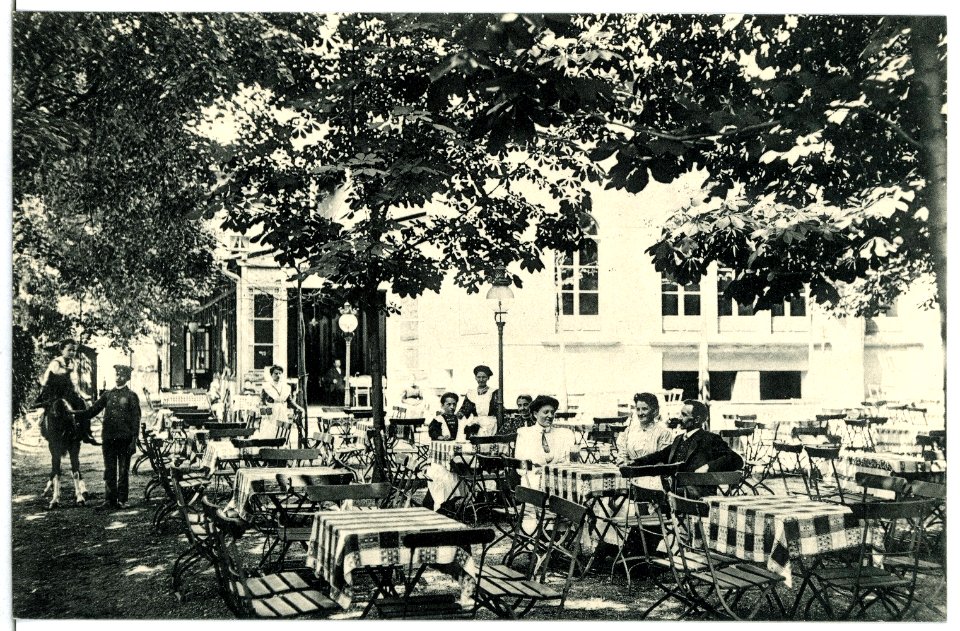 12141-Meißen-1910-Garten des Schützenhaus-Brück & Sohn Kunstverlag