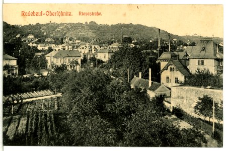 12698-Radebeul-1911-Oberlößnitz, Riesestraße-Brück & Sohn Kunstverlag