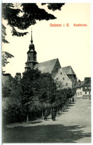 12172-Oederan-1910-Stadtkirche-Brück & Sohn Kunstverlag