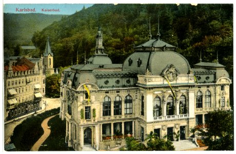 12182-Karlsbad-1910-Kaiserbad-Brück & Sohn Kunstverlag