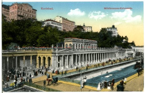 11808-Karlsbad-1910-Mühlbrunnen - Kolonnade-Brück & Sohn Kunstverlag photo