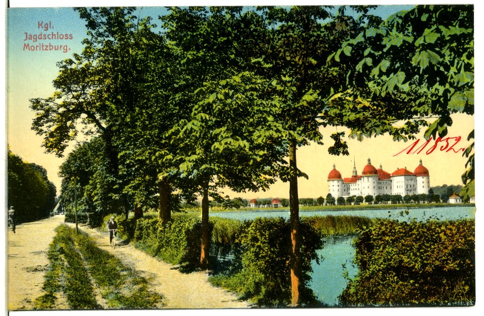 11852-Moritzburg-1910-Jagdschloß-Brück & Sohn Kunstverlag