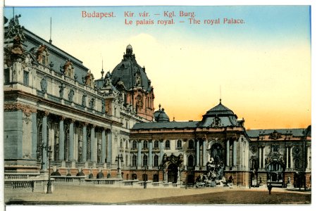 12653-Budapest-1911-Königliche Burg-Brück & Sohn Kunstverlag