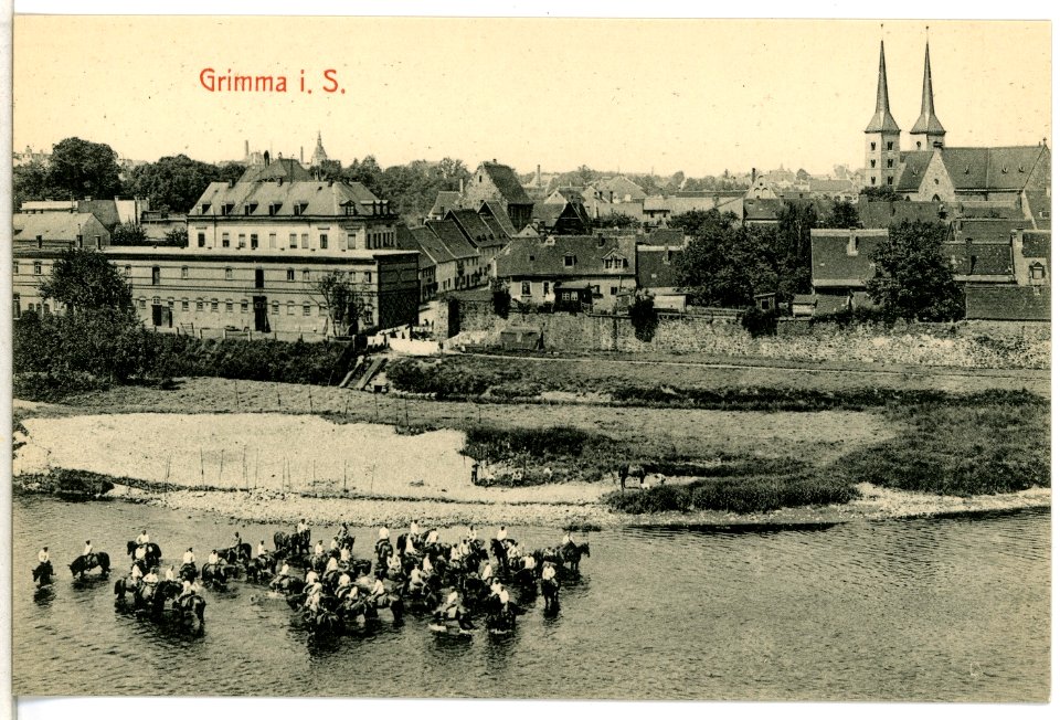 12334-Grimma-1910-Blick auf Grimma-Brück & Sohn Kunstverlag