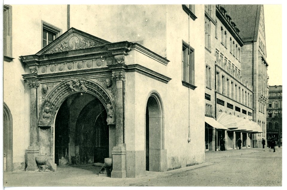 12719-Chemnitz-1911-Turmportal am neuen Rathaus-Brück & Sohn Kunstverlag