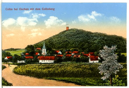 12127-Collm-1910-Blick auf Collm und den Collmberg-Brück & Sohn Kunstverlag