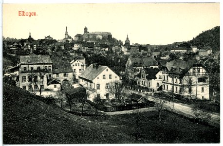 12261-Elbogen-1910-Blick auf Elbogen-Brück & Sohn Kunstverlag