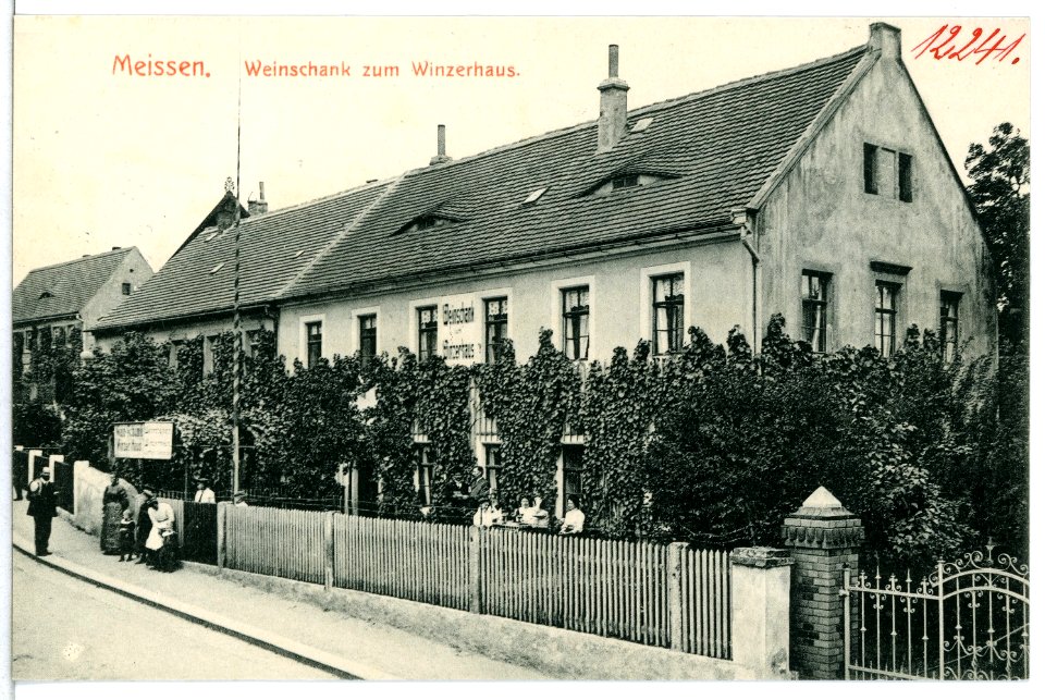 12241-Meißen-1910-Weinschank zum Winzerhaus-Brück & Sohn Kunstverlag